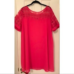 ASOS- Lovedrobe cage mesh insert shift dress